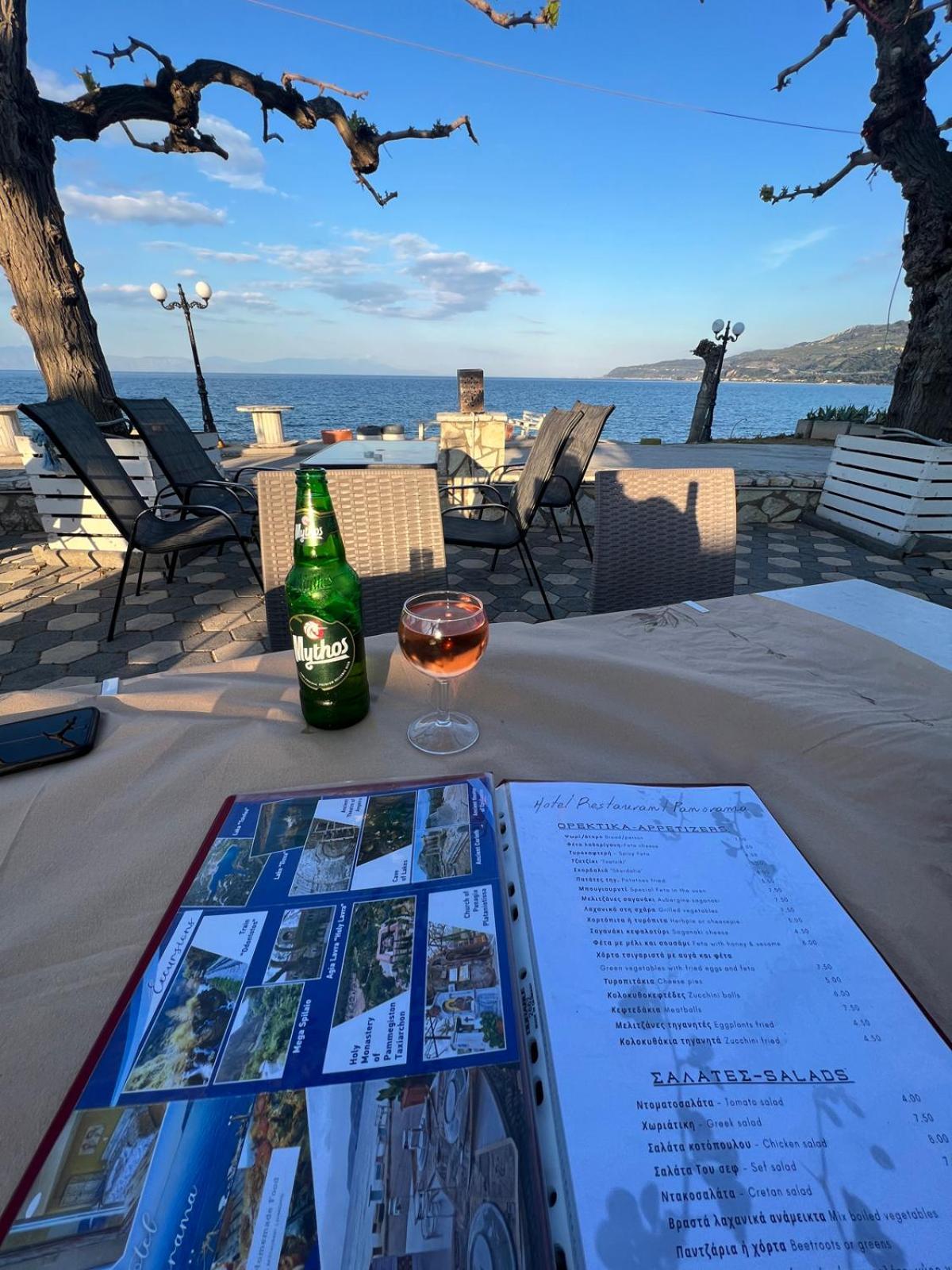 Panorama Hotel - Restaurant Diakopto Bagian luar foto