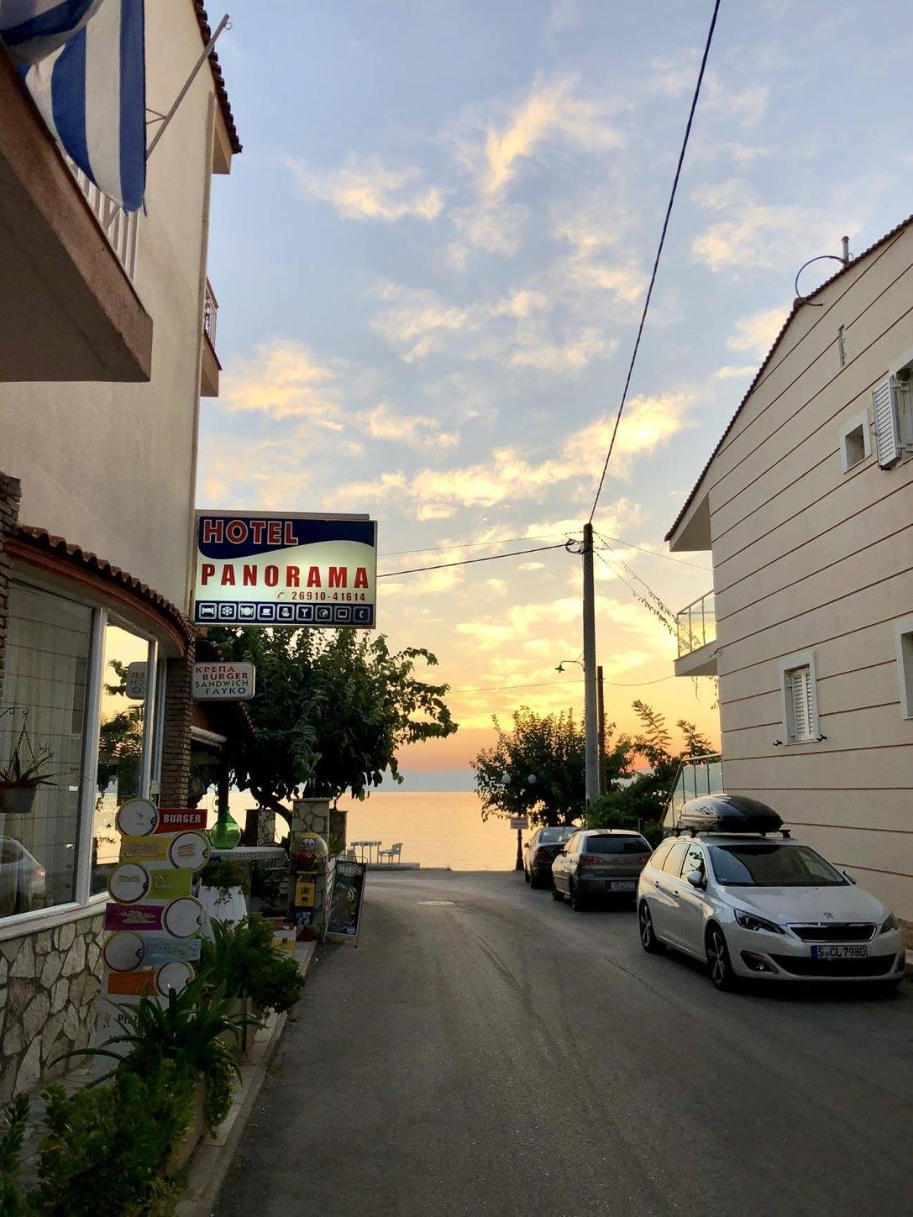 Panorama Hotel - Restaurant Diakopto Bagian luar foto